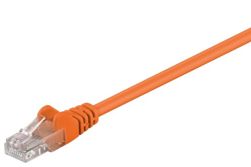 Sieťový kábel, CAT5e U/UTP, Orange 0,5 m