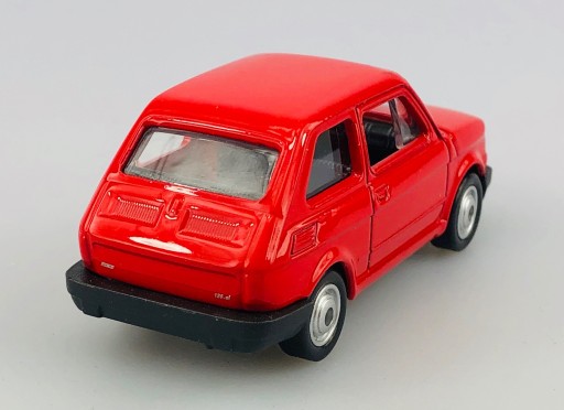 WELLY FIAT 126P RED 1:60 NOVÝ KOVOVÝ MODEL