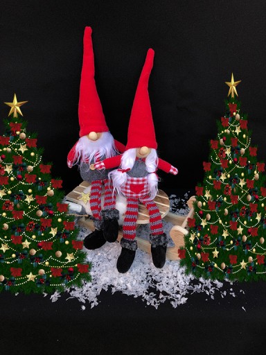 VIANOČNÝ GNOME GNOME SANTA TRWARVE ORNAMENT