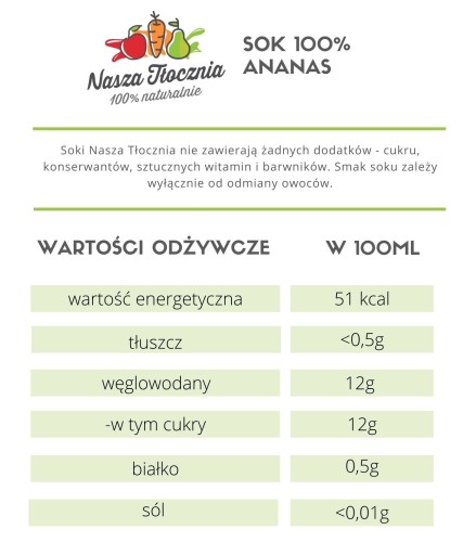 Lisovaný ananásový džús 100% ANANÁS NFC 330 ml