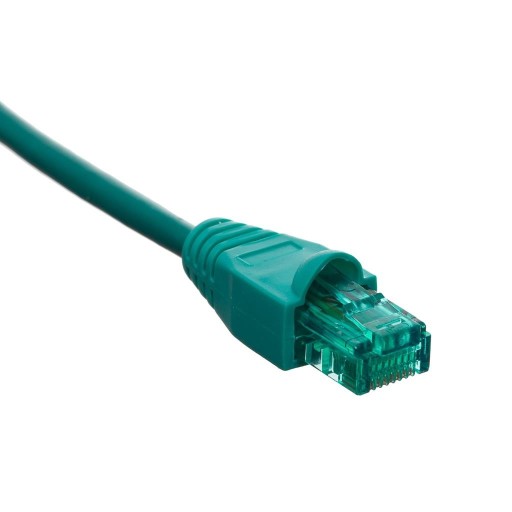 Netrack RJ45 8p kryt zástrčky zelený (100 ks)