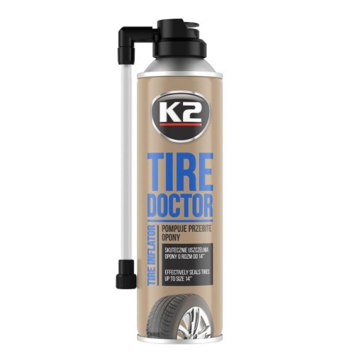 K2 TIRE DOKTOR 400ML. B310 NÚDZOVÁ OPRAVA PNEUMATÍK U