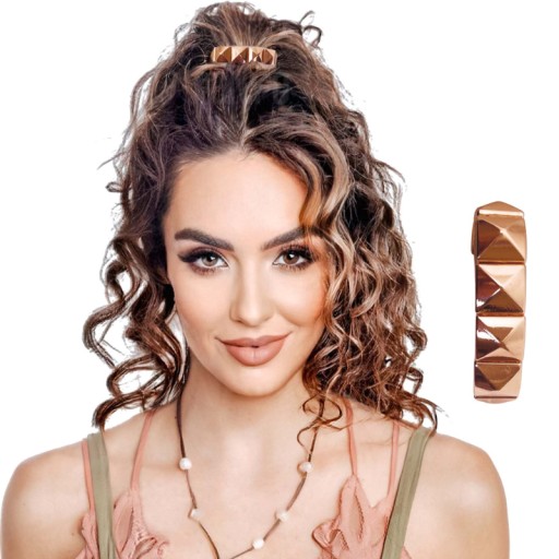 Ozdoba do vlasov BLINING RINGZ na náramok PONY-O COIN Rose Gold