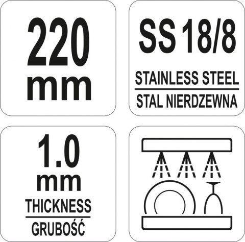 Špagetové topy 220 MM YATO