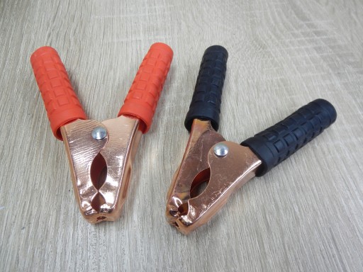 Krokosvorky Žaby Spony na štartovacie káble 10cm