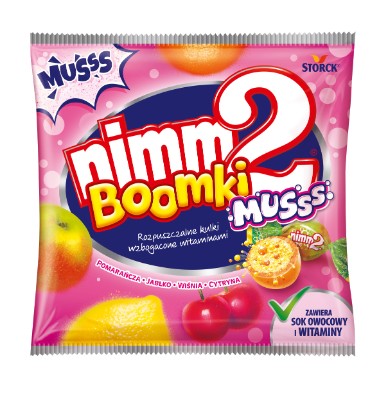 nimm2 Boomki Musss ovocné cukríky s vitamínom 90g