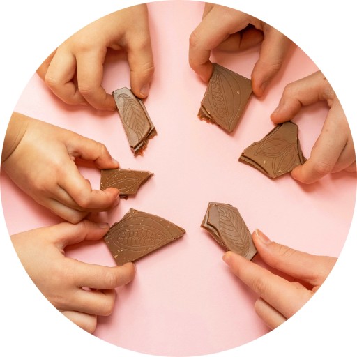 Rohlíky kocka, čokoláda bez cukru, poleva na rožky, 50g, sladký snack