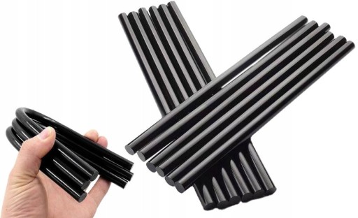 Čierna náplň do lepiacej pištole 11mm 500g
