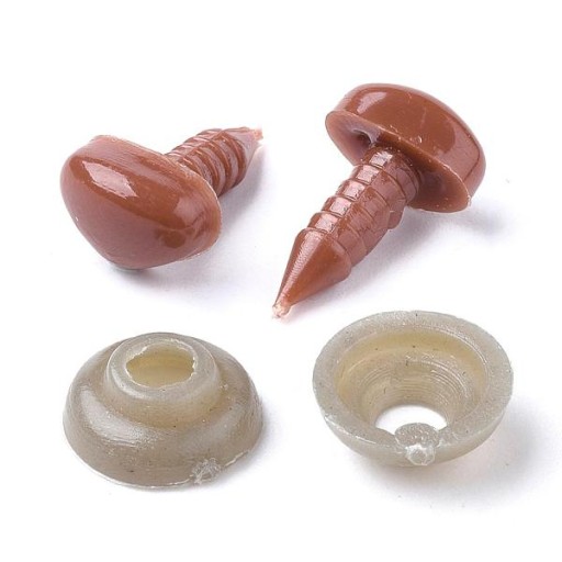 Nosy na hračky plastové 11x14mm 50ks
