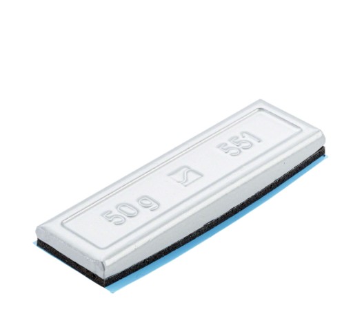 Hmotnosť lepeného vozíka Typ 551 - 50g