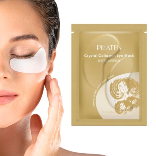PILATEN COLLAGEN EYE FLAKES HYDROGELOVÁ KRYŠTÁLOVÁ MASKA 10 KS
