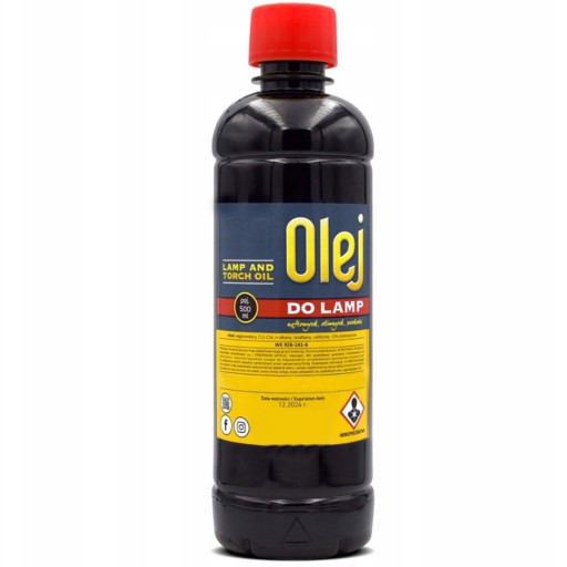 Parafínový olej do petrolejových lámp, olejových kahancov, petrolej 500 ml