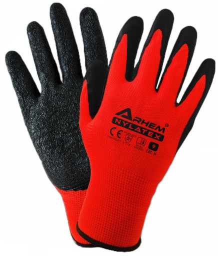 Rukavice PRACOVNÉ RUKAVICE r10 LATEX bal. 10 PÁROV