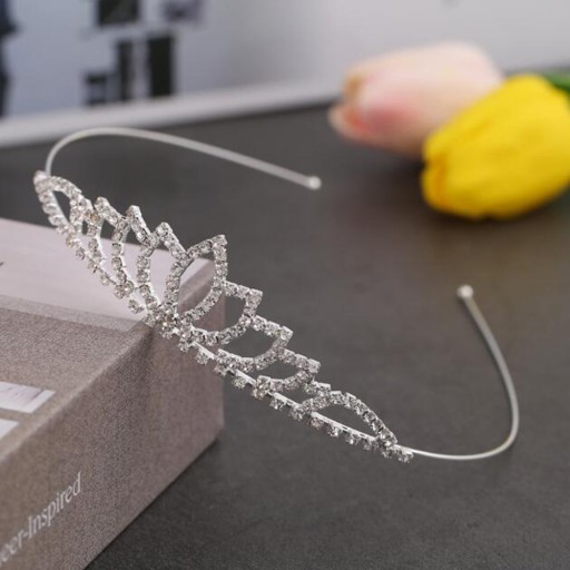 DIADEM TIARA svadobné CROWN zdobenie vlasov spoločenstvo