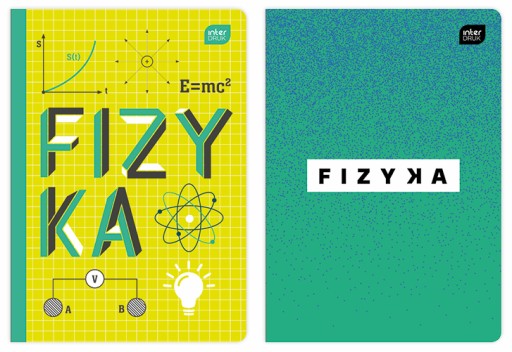 Zápisník A5 so 60 štvorcovými stranami FYZIKA INTERPRINT