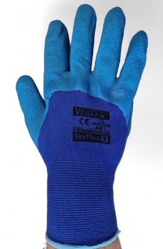 MOCnei hrubé latexové pracovné rukavice Verken SKYFLEX veľkosť 10(XL) 1 pár
