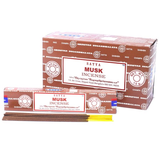 Vonné tyčinky SATYA - MUSK Pižmo - 15 g