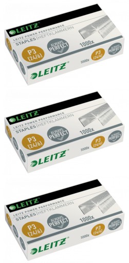 Leitz Power Performance 24/6 sponiek 1000ks x3