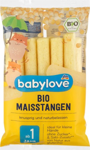 Babylove Bio prírodné kukuričné lupienky