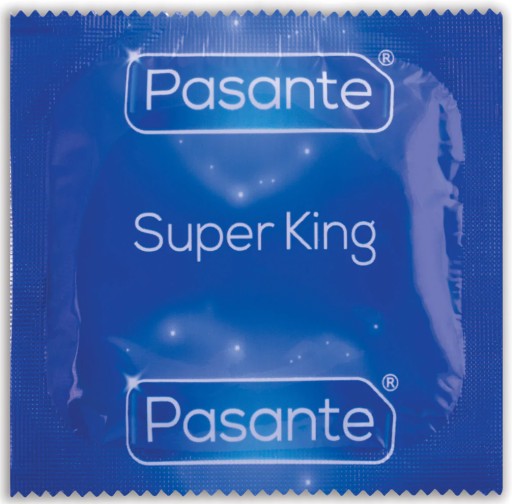 PASANTE SUPER KING SIZE KONDómy, veľké, najväčšie kondómy, 20 kusov