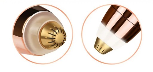 DEPILÁTOR ZATRIHOVAČ NA OBOČIE TVÁR VO FORME RÚŽU UŠI NOS NASTAVENIE USB