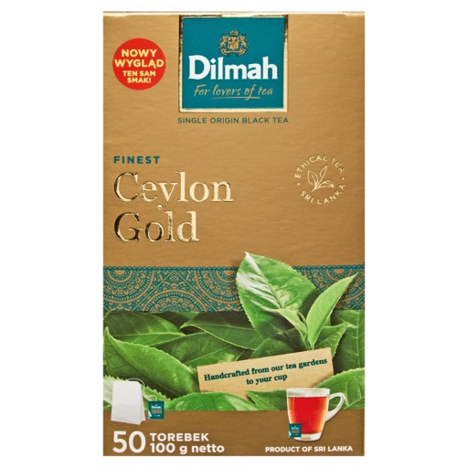 Dilmah Ceylon Gold Classic čierny čaj 100 g 50 vrecúšok