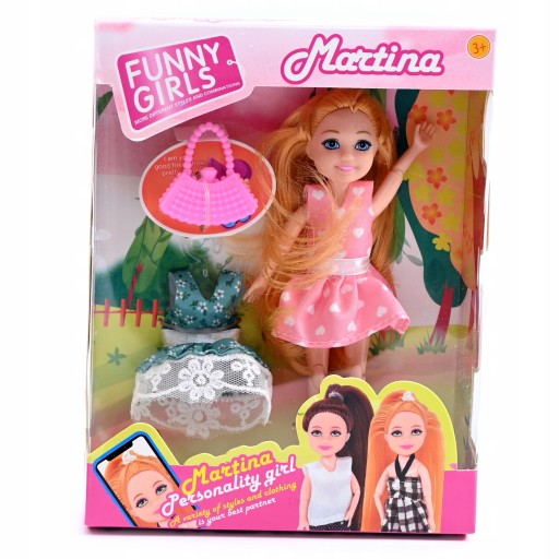 MINI BÁBIKA S DOPLNKAMI PRE DIEVČATKÁ, RÔZNE PREVEDENIA