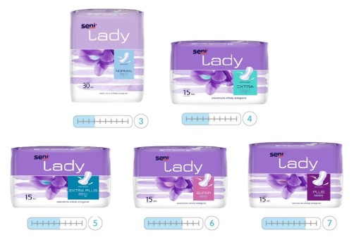 SENI LADY EXTRA PLUS urologické vložky 15 ks.