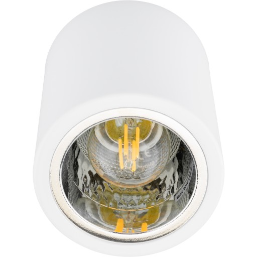 Stropné svietidlo STAL Spot E27, prisadené, 10 cm