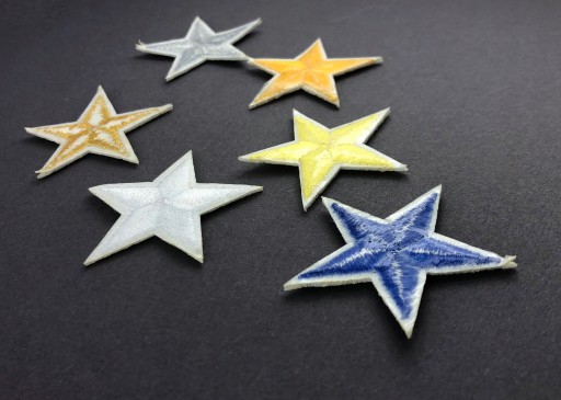STARS TERMO záplaty nažehľovačky SADA 14 ks