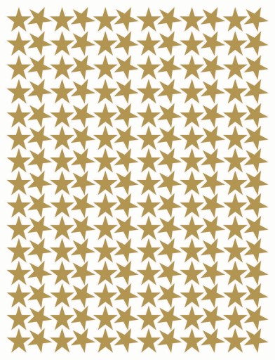 STARS Nálepky Hviezdy 1cm 180ks ZLAT