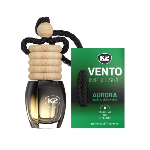 K2 VENTO IMPRESSIVE prívesok na fľaštičku osviežovača vzduchu vône do auta AURORA