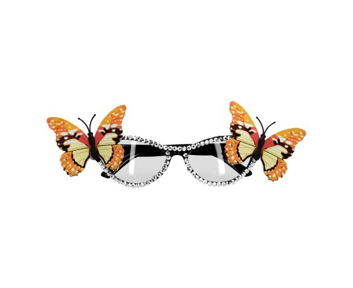 Okuliare Party Butterfly Butterflies Party maškarné šaty