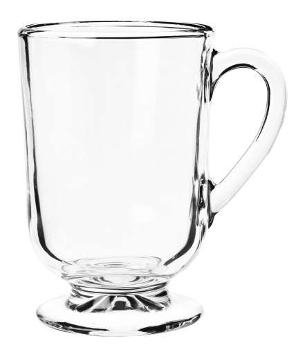 Sklenený hrnček na kávu a čaj, 300 ml