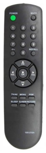 Diaľkové ovládanie pre LG 105-210A