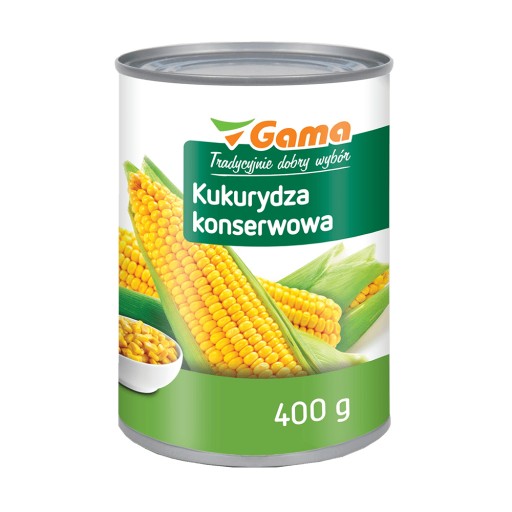 Konzervovaná kukurica 400 g Gama