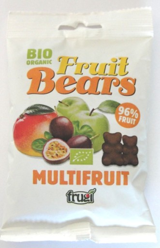MNOHOOVOCNÉ ŽELÉ (MEDVEĎ) BEZ PRIDANÉHO CUKRU, BEZLEPKU, BIO 50 g