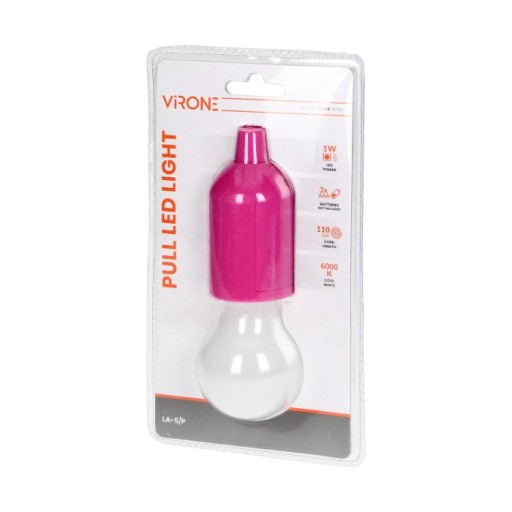 LED NOČNÁ LAMPA NA STRÁNKU 1W, NAPÁJANÁ 3 x AAA BATÉRIE