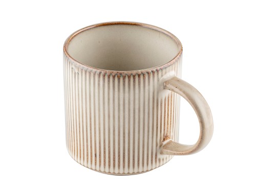 Keramický hrnček 330ml Retro Evia krém