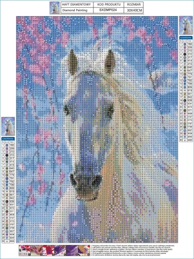 Diamantová mozaika Horses Picture DIAMANTOVÉ VYŠÍVKY HORSE Diamantový brúsny hárok