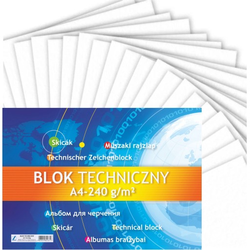 Technický blok A4-10 250 g