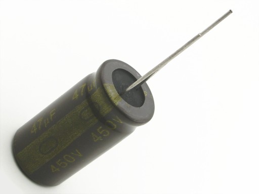 KONDENZÁTOR 47uF / 450V 16x32 105*C DLHÁ ŽIVOTNOSŤ 5000h - 1 KUS
