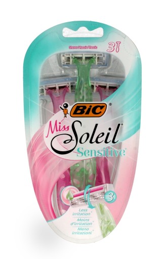 Holiaci strojček Bic Miss Soleil 3 Sensitive 3x