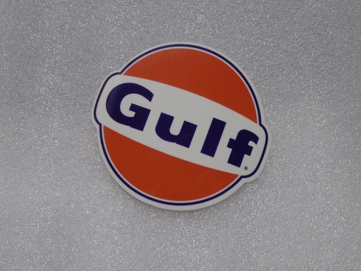 NÁLEPKA GULF RACING NÁLEPKA 7,6 x 7 cm