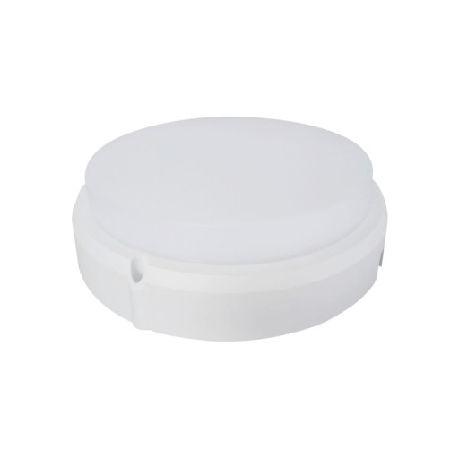 LED stropné svietidlo pre garáž v suteréne LED okrúhle 15W 6000K IP54 biele