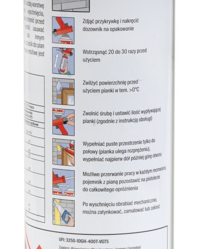 Montážna pena na pištoľ FISCHER 750 ml