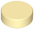 LEGO Tile Round 1x1 Sand Tan 6139649 98138 - 16 kusov