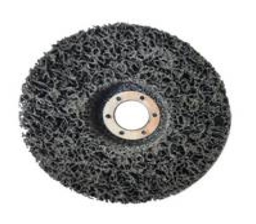 Brúsny kotúč z netkanej textílie 125mm čierny vlas - čierny AJM TOOLS