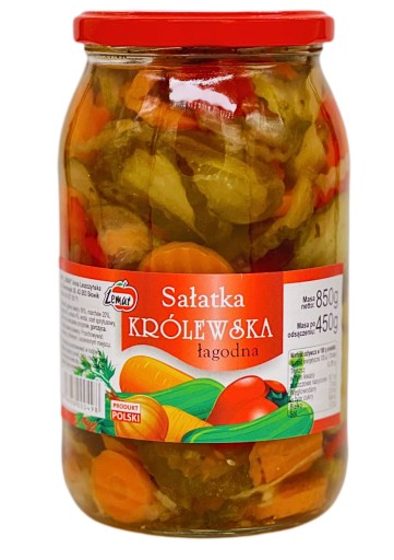 Kráľovský šalát jemný zeleninový moc 850 g lemar