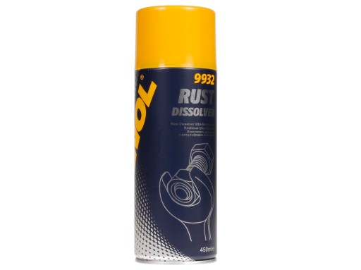 MOTO ODSTRAŇOVAČ HRDZE TUKU. 450 ML MANNOL SPREJ